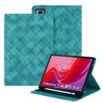 LSPCASA Lenovo Tab M11 (11 inç) 2024 için kılıf, kalem tutuculu, poliüretan deri koruyucu kılıf, stant fonksiyonu, kart yuvası ve lastik bant, Lenovo Tab M11(TB330FU)-elmas ızgara mavi