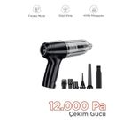 LT-107C Mini Çok Fonksiyonlu Üflemeli Şarjlı Araç Süpürgesi El Süpürgesi LT-107C0690