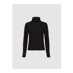 LTB 013198111961470 Balıkçı Yaka Siyah Sweatshirt