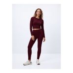 Ltb Basic Slim Fit Bordo Tayt