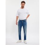 LTB Erkek Alessıo Dar Paça Orta Bel Jean Pantolon - Orta Mavi - 32 / 34