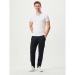 LTB Erkek Basıc Slim Fit Beyaz T-shırt - 3XL