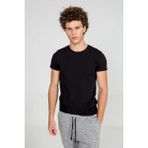LTB Erkek Basıc Slim Fit Siyah T-shırt