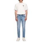 LTB Erkek Kot Pantolon Hollywood 300 - Düz Kesim, Orta Bel, 5 Cepli, Açık Mavi Pamuk Karışımı - Beden W36L30