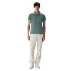 LTB Jeans Erkek Cezala Polo Tişört, Silver Pine 14041, S