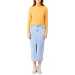 LTB Jeans Modern Kadın Mini Etek Irene, Mavi Pamuk Karışımı - L Beden