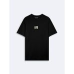 LTB Logo Baskılı Siyah T-Shirt Erkek Günlük Kullanım İçin Kısa Kol Pamuk