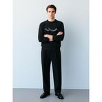 Ltb NIKEWA Sıfır Yaka Uzun Kollu Regular Fit Sweatshırt