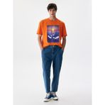 LTB Turuncu Erkek T-hirt, TURUNCU_4264-FLAME, S, T-Shirt