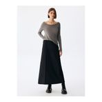 LTB Yuvarlak Yaka İnce Koyu Gri Kadın Sweatshirt M KOYU GRI_12882-SMOKED PEARL 8684073054324