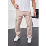 LTC Jeans Erkek Bej Baggy Fit Rahat Kalıp Kargo Pantolon