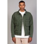 LTC Jeans Erkek Haki Körüklü Cep Oversize Kot Ceket