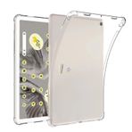Ltezixal Google Pixel Tablet için Kılıf, Çizilmez Şeffaf Yumuşak TPU Silikon Damla Tampon Koruyucu Kapak, Pixel Tablet için 35,5 cm, Şeffaf