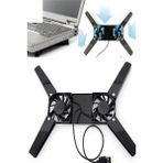LTG Nova 2 Fanlı Notebook Soğutucu Portatif Katlanabilir Laptop Soğutucu Fan Usbli Stand Bilgisayar Fanı