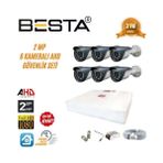 LTG Nova 2mp Ahd 1080P Gece Görüşlü 6 Kameralı Güvenlik Sistemi