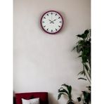 LTG Nova 36 cm Pembe Dekoratif Duvar Saati