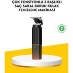 LTG Nova 3’ü 1 Arada Şarjlı Erkek Bakım Seti – Saç, Sakal Burun Tüyü Kesme Makinesi