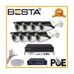 LTG Nova 5 1440P 8 Kameralı Ip Poe Güvenlik Seti