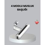 LTG Nova Abs Pirinç Alaşımlı Musluk Başlığı 4 Modlu 360° Dönebilen Ekonomik