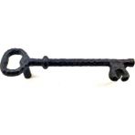 LTG Nova Antika Tarz Dekoratif Pirinç Anahtar Şeklinde Kapı Çekme Kolu, Mobilya, Sandık, Kutu Kulbu - 128MM, - Seçenek