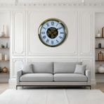 LTG Nova Aurelius Gold 60 cm Çarklı Duvar Saati