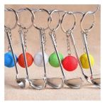 LTG Nova Buffer® Gerçekçi Golf Tasarımlı Şık Anahtarlık Kolye Çanta Süsü Golf Keychain - 02-Gri
