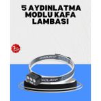LTG Nova Gece Koşusu Için LED Kafa Lambası El Sensörlü