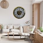 LTG Nova Gold Atlas Royale 60 cm Çarklı Duvar Saati