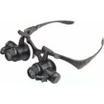 LTG Nova Gözlük Modeli 10X 15X 20X 25X Lens 2 LED Işıklı Büyüteç 9892G - Ölçü - Tipi
