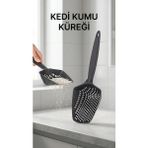 LTG Nova Kedi Kumu Eleme Küreği Yumuşak Sap ve Dar Kenar Tasarımıyla Temizlik Için Uygun