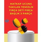 LTG Nova Matkap Ucu Temizlik Aparatı 3’lü Fırça Seti