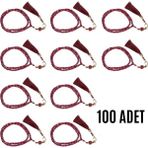 LTG Nova Namaz Tesbihi Vavlı 99'lu Cam Incili 35 Besmele-I Şerif Dua Kartı Ile Fuşya Renk Hediyelik 100 Adet