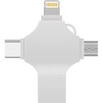 LTG Nova Otg 4ın1 Cep Telefonu Çok Fonksiyonlu USB Flash Bellek 128 GB Type-C, Sd ve Kart Okuyucu