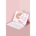 LTG Nova Pad 6 Kılıf KC01 Klavyeli Tablet Kılıfı - Pembe - Seçenek