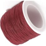 LTG Nova Paraşüt Ipi, Bileklik-Kolye Örgü Ipi 1 mm 50 Metre Bordo