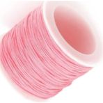 LTG Nova Paraşüt Ipi, Bileklik-Kolye Örgü Ipi 1 mm 50 Metre Pembe