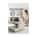 LTG Nova Profesyonel 13 cm Çapında Pilav Kalıbı - Helva Kalıbı 304 Paslanmaz Çelik 723024 - Seçenek