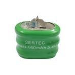 LTG Nova Sertec - 3.6V 3S1P 160 Mah 2 Pin Ni-Mh Buton Pil - Miktar