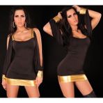 LTG Nova TP100986 Seksi Mini Elbise - Renkli