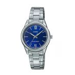 Ltp-V005d-2B2udf Quartz Çelik Gri Mavi Kadran 29 Mm Kadın Kol Saati