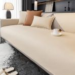 L/U Şekilli Kanepe için Su Geçirmez Kaymaz Koltuk Kılıfı 1 2 3 4 Kişilik Kedi Çizilmeye Dayanıklı Deri/Ahşap/Kumaş Kanepeler Balkon Kanepe Örtüsü Yapay Deri için Örtü Kılıfı (Yastık Kılıfı: 30 x 50 cm