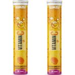 Luazu Vitamin C Coenzyme Q10 Vitamin D3 2x20 Efervesan Tablet