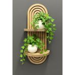 LUBAN 54 x14 CM CEVİZ RENK Duvar Rafı-bohem Tarz-salon, Mutfak , C.odası, Ofise Uygun