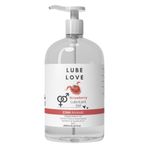 Lube Love Çilekli Extra Yoğun Uzun Süre Kayganlık Vajinal Anal Rahatlatıcı Su Bazlı Kayganlaştırıcı Jel