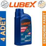 Lubex Rapidus 20W-40 1 Lt 4'lü 4 Zamanlı Motosiklet Yağı