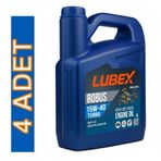 Lubex Robus Turbo 15w-40 4 lt 4'lü Dizel Mineral Motor Yağı