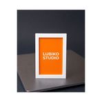 LUBIKO STUDIO Instax Beyaz Minimalist Mini Fotoğraf Çerçevesi - Instax Uyumlu Dekoratif Masa Üstü Çerçeve - PLA Tasarım
