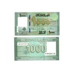 Lübnan Ülkesi 1000 Livre 2016 Yabancı Kağıt Para Çil