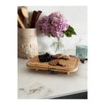 Luca Mia Bambu Sunum ve Servis Tahtası 27x22 cm – Doğal Bambu Kesme Tahtası, Kahvaltı ve Peynir Sunum Ürünü