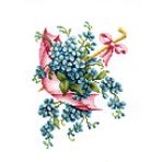 Luca-S Kanaviçe Etamin Kiti (Iplik, Iğne, Kumaş) 15*20 cm B111 - Naturel
